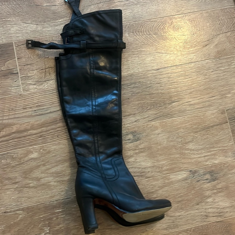 Sam Edelman Over-the-knee Black Leather boot, size 7